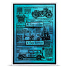 Global Gazette A7 Background Stamp No. 1343
