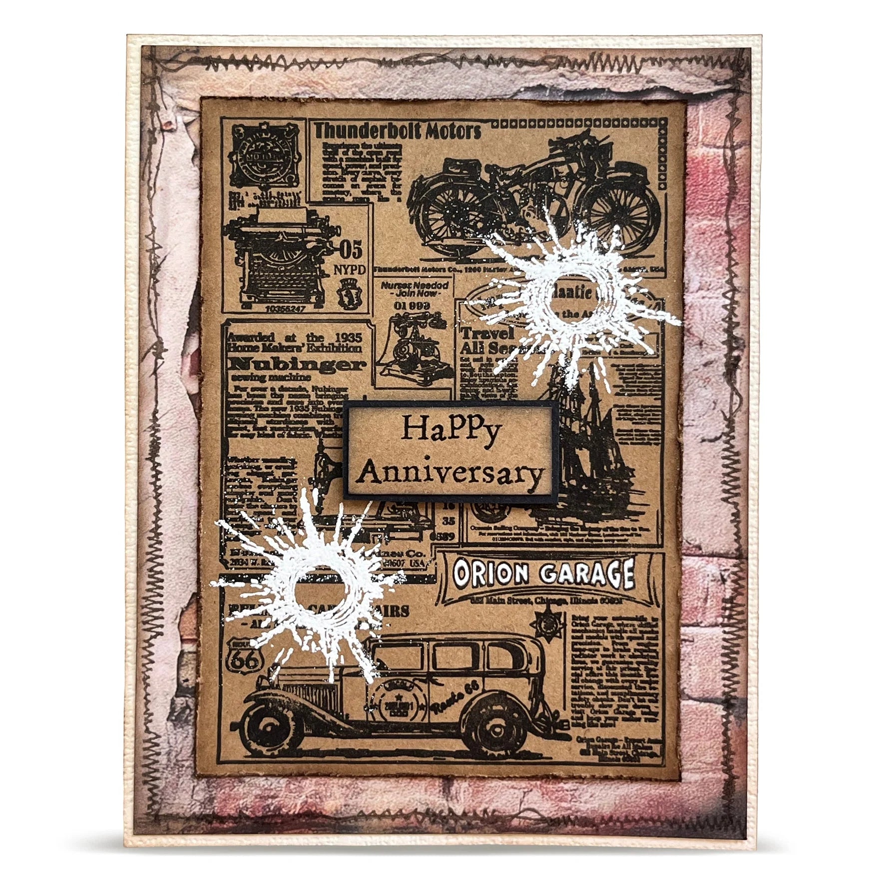 Global Gazette A7 Background Stamp No. 1343
