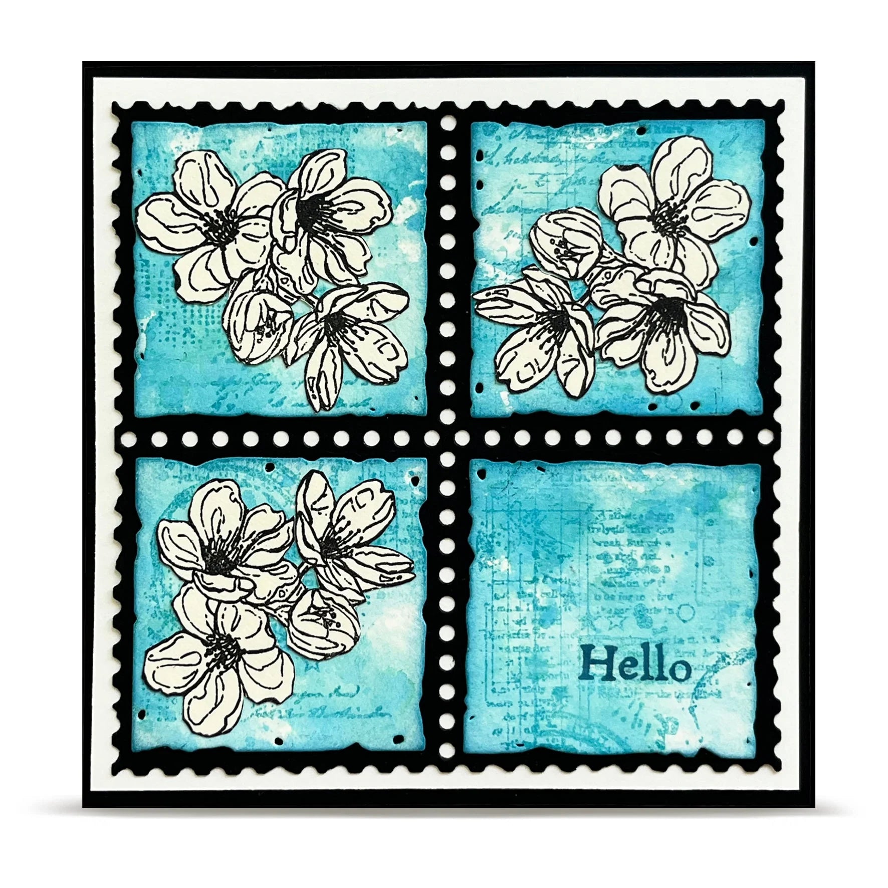 Bee Geometry A7 Clear Stamp Set No. 1341