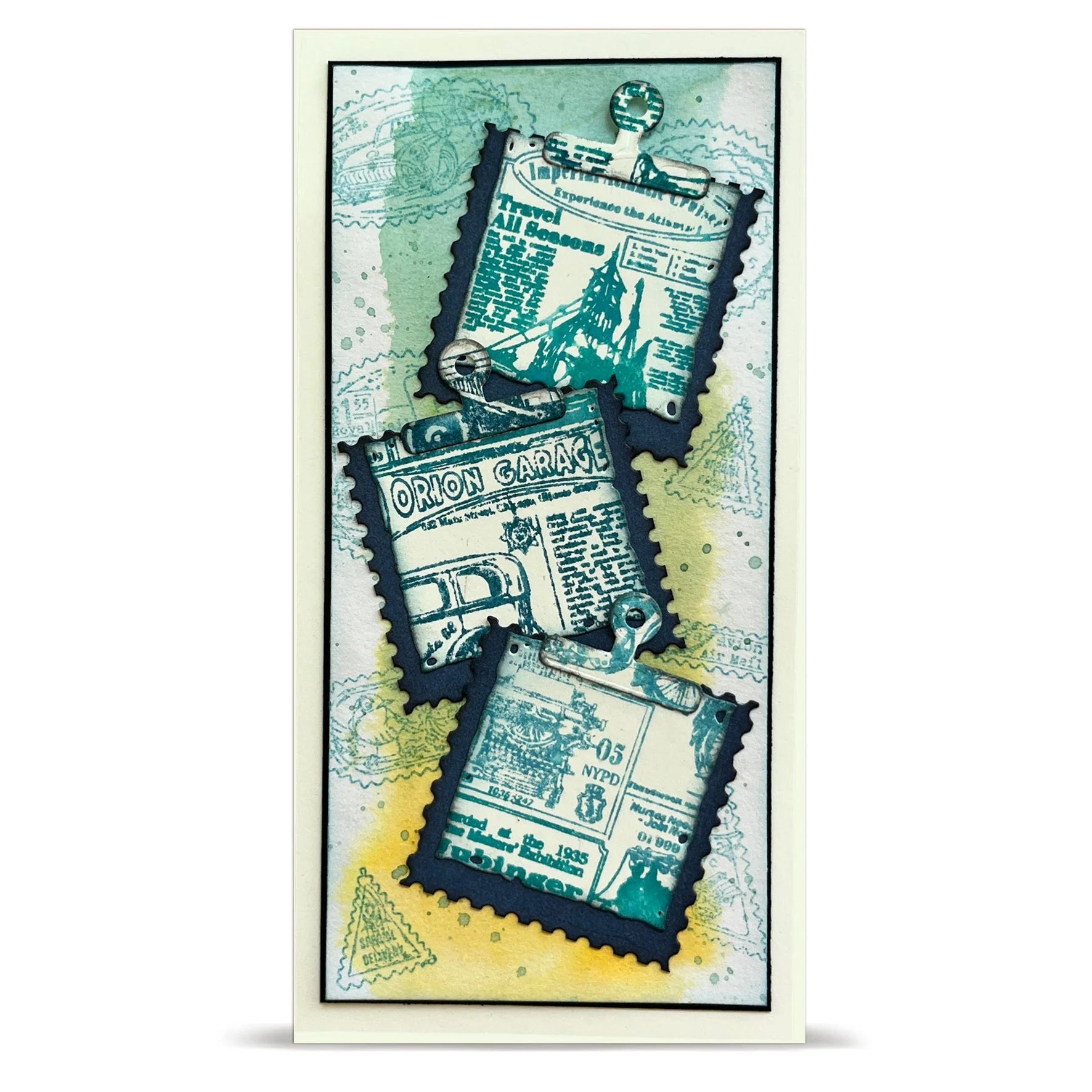 Global Gazette A7 Background Stamp No. 1343