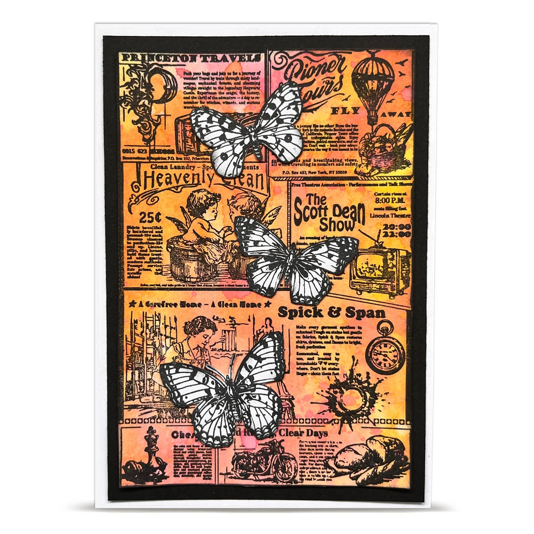 The Daily News A7 Background Stamp No. 1342