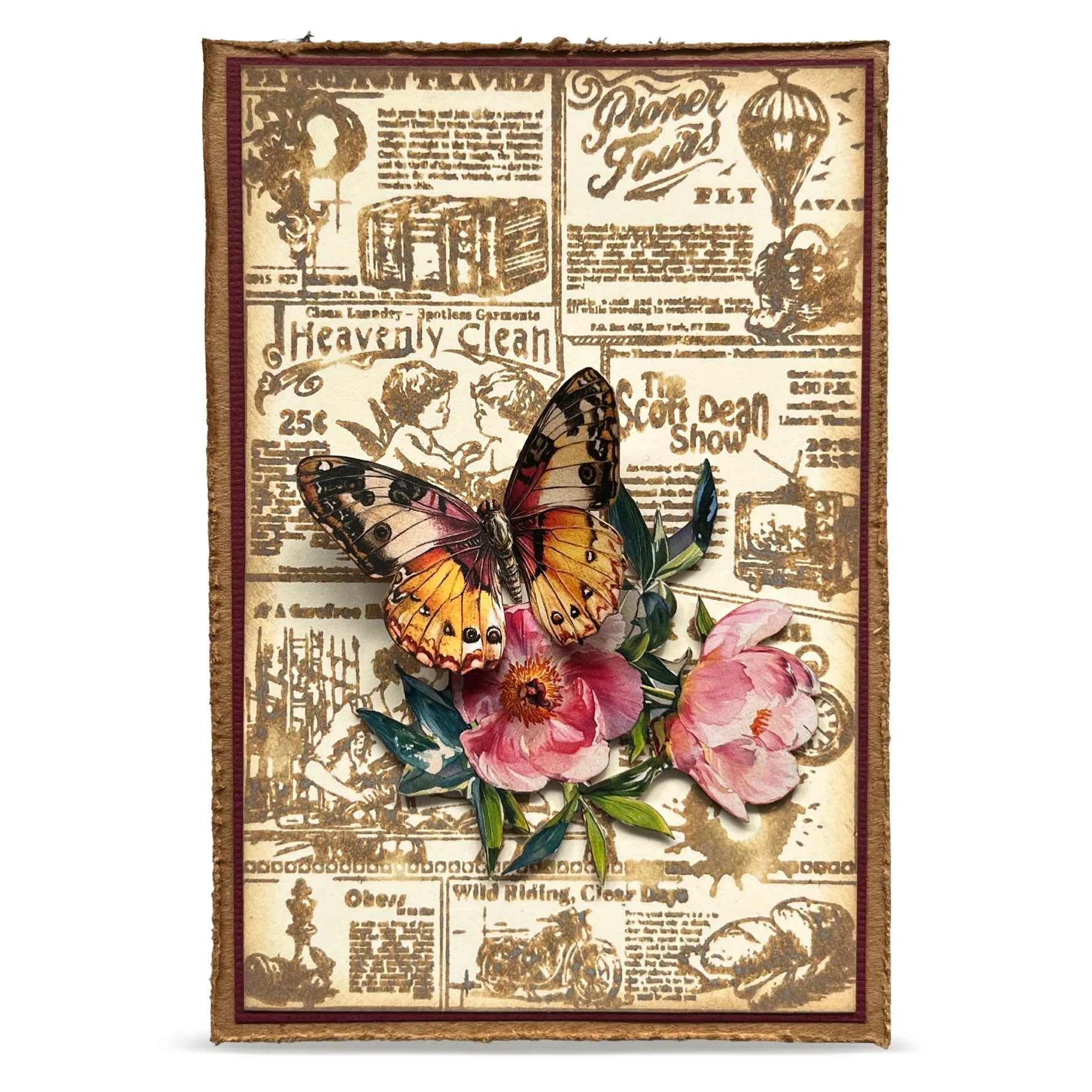 The Daily News A7 Background Stamp No. 1342