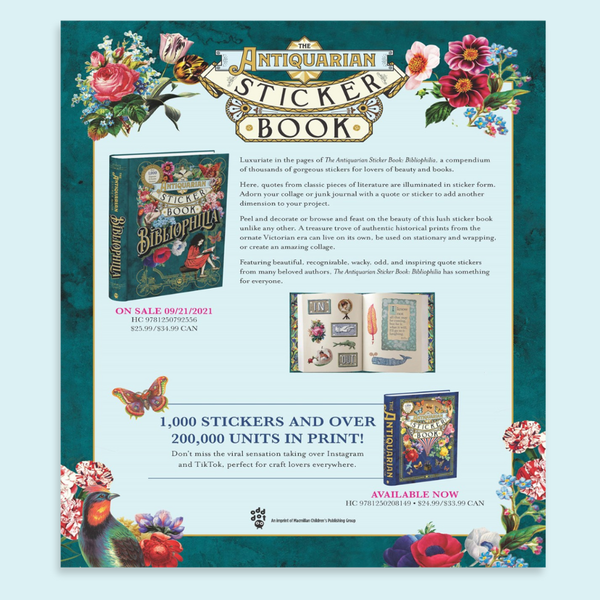 Bibliophilia Sticker Book | Antiquarian