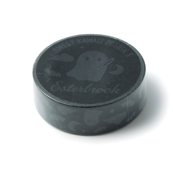 Sweetly Haunted Black Washi Tape | Sweet Kawaii Design x Esterbrook {coming soon!}