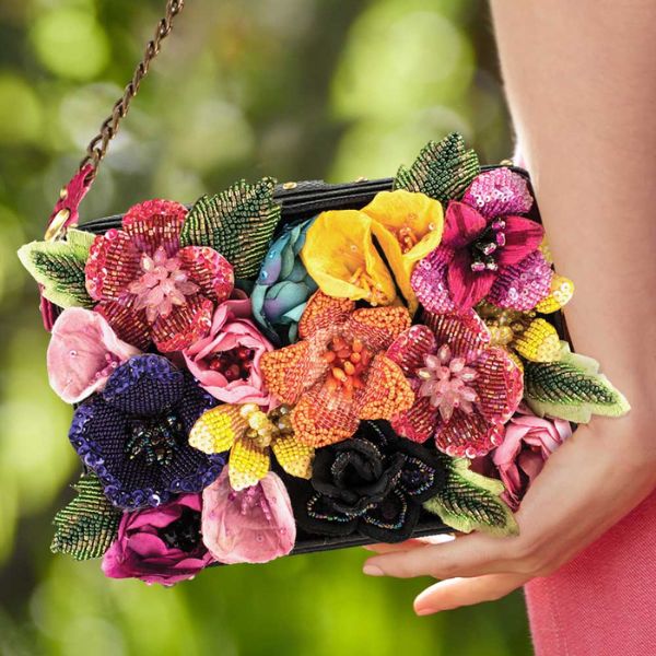 Blooming Beauty Hand Beaded 3D Bag
