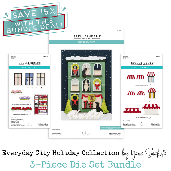 Everyday City Holiday 3 Die Set Bundle | Yana Smakula