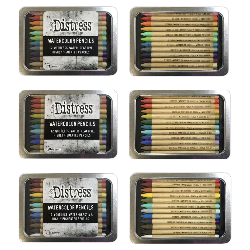 Distress Watercolor Pencil Bundle 1-3