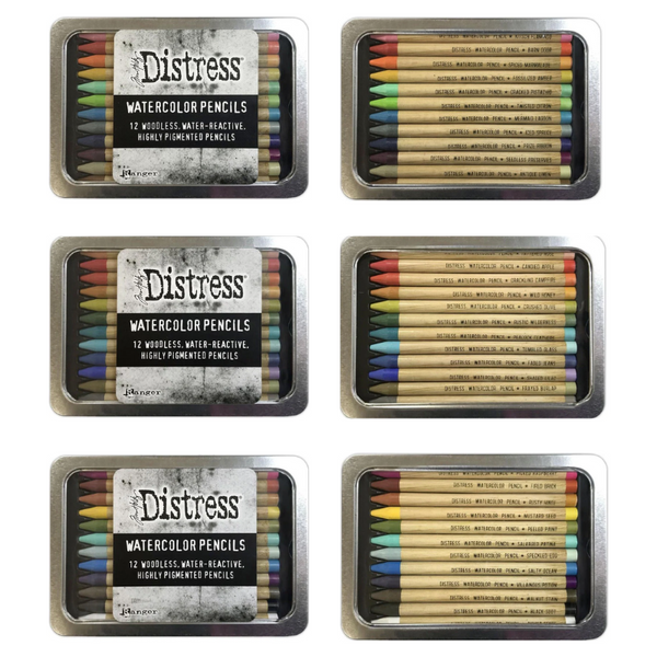 Distress Watercolor Pencil Bundle 1-3