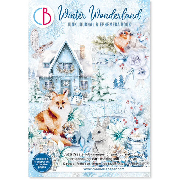Winter Wonderland Junk Journal & Ephemera Book