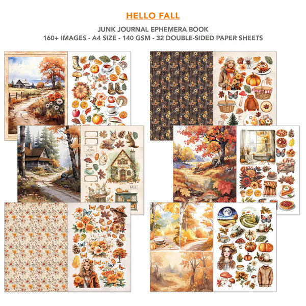 {coming soon!} Hello Fall A4 Junk Journal & Ephemera Book