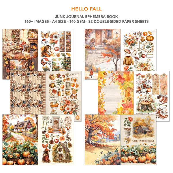 {coming soon!} Hello Fall A4 Junk Journal & Ephemera Book