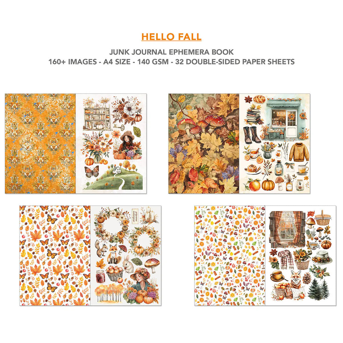 {coming soon!} Hello Fall A4 Junk Journal & Ephemera Book