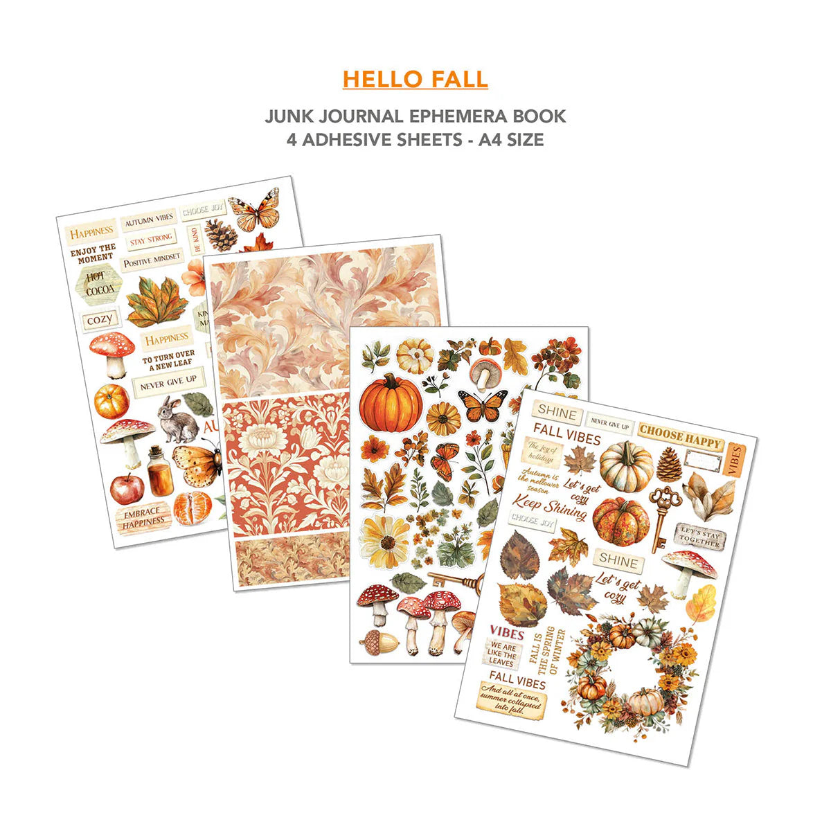 {coming soon!} Hello Fall A4 Junk Journal & Ephemera Book