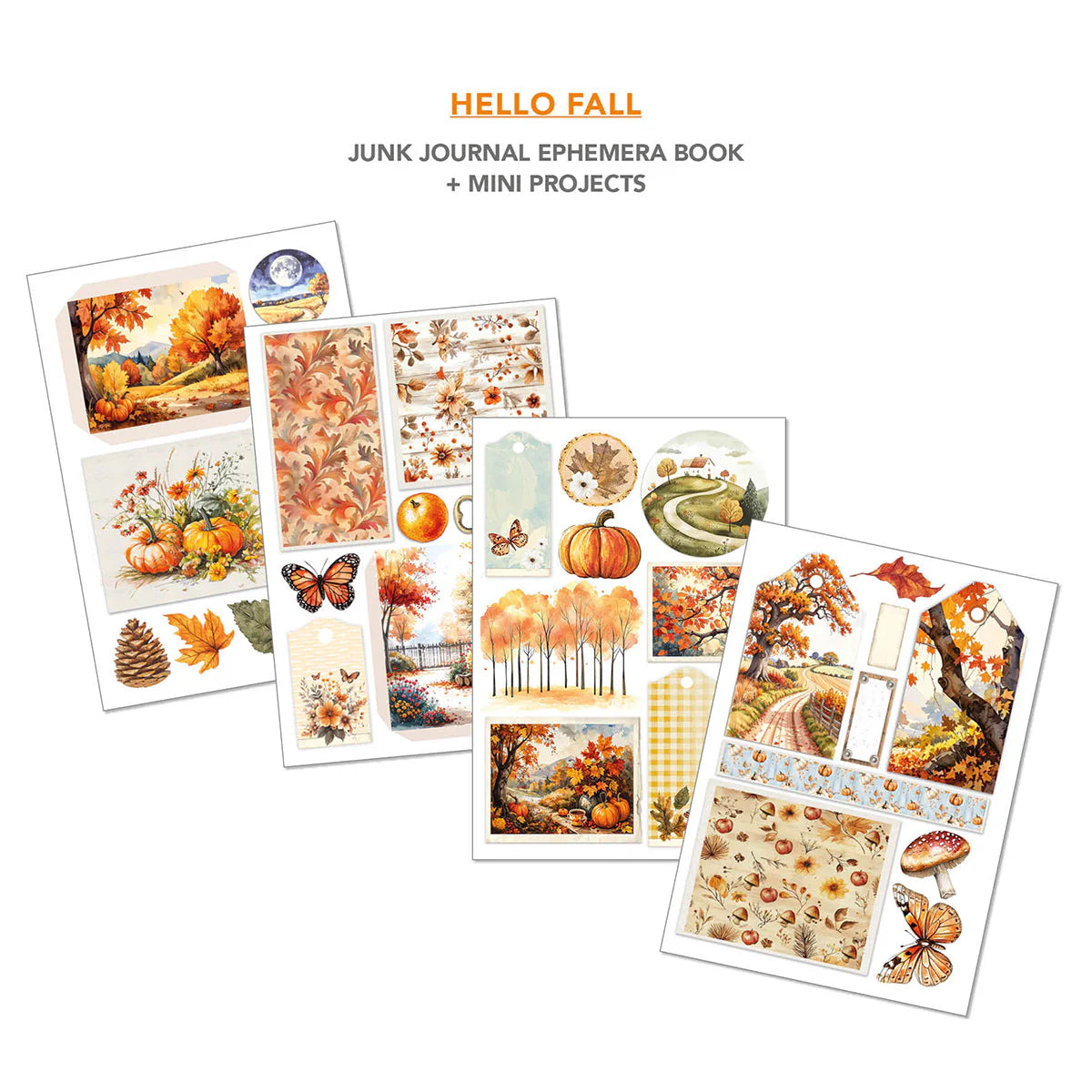{coming soon!} Hello Fall A4 Junk Journal & Ephemera Book