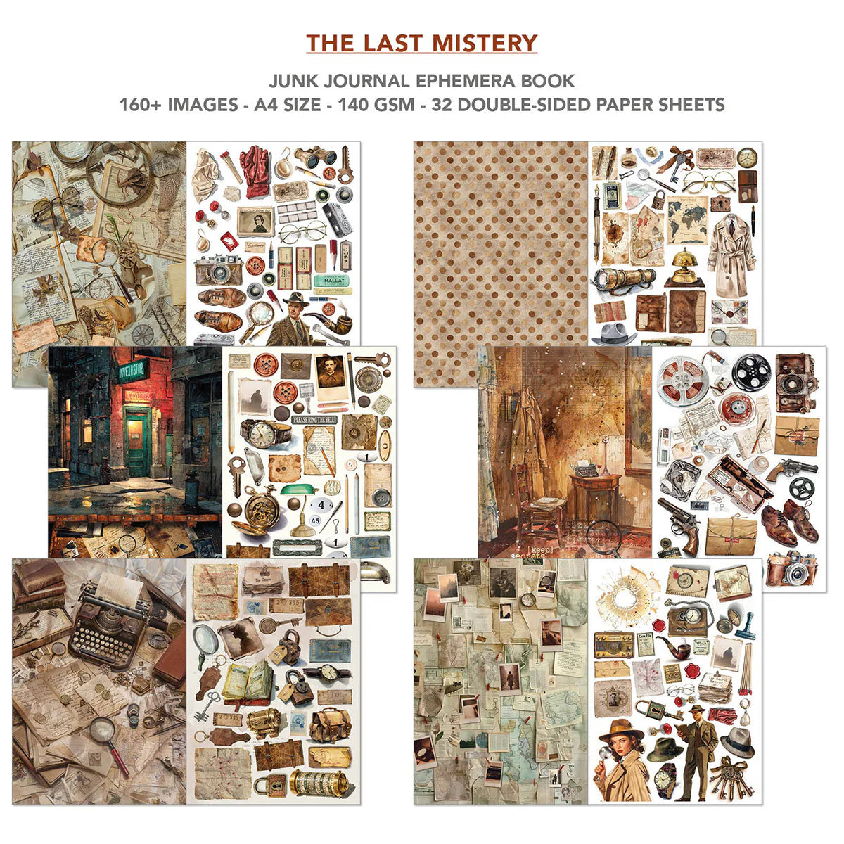 {coming soon!} The Last Mystery A4 Junk Journal & Ephemera Book