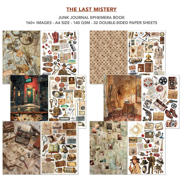 {coming soon!} The Last Mystery A4 Junk Journal & Ephemera Book