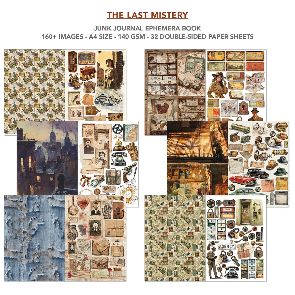 {coming soon!} The Last Mystery A4 Junk Journal & Ephemera Book