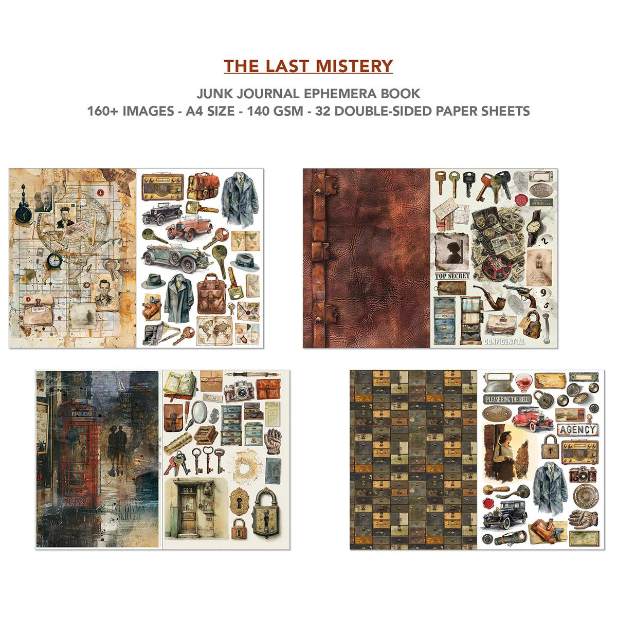 {coming soon!} The Last Mystery A4 Junk Journal & Ephemera Book