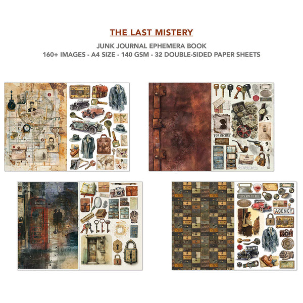 {coming soon!} The Last Mystery A4 Junk Journal & Ephemera Book