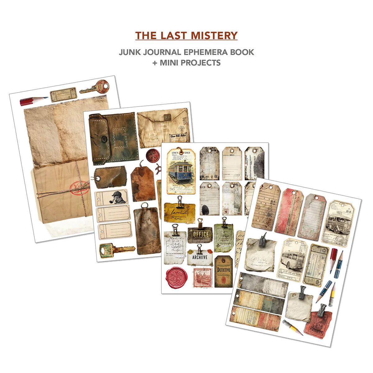 {coming soon!} The Last Mystery A4 Junk Journal & Ephemera Book