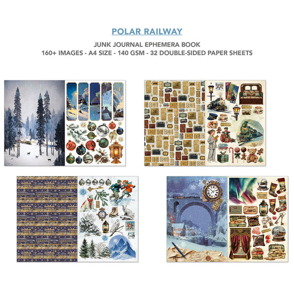 {coming soon!} Polar Railway A4 Junk Journal & Ephemera Book