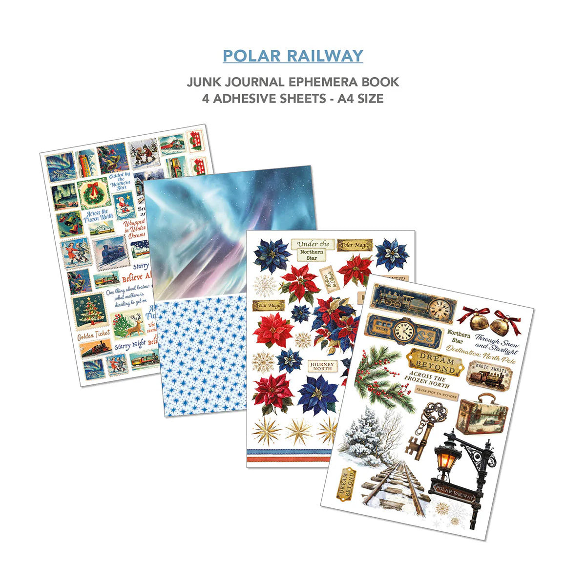 {coming soon!} Polar Railway A4 Junk Journal & Ephemera Book