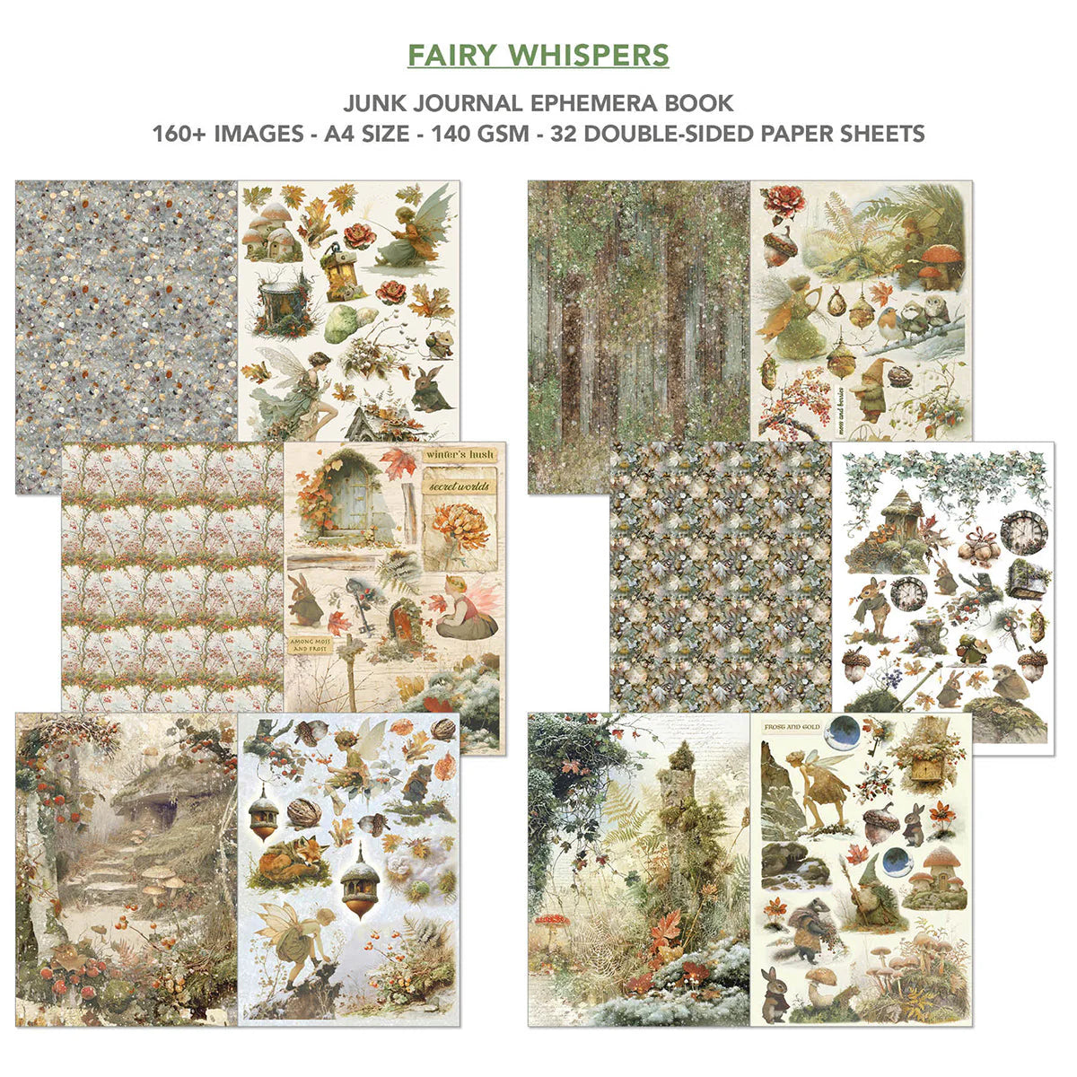 {coming soon!} Fairy Whispers A4 Junk Journal & Ephemera Book