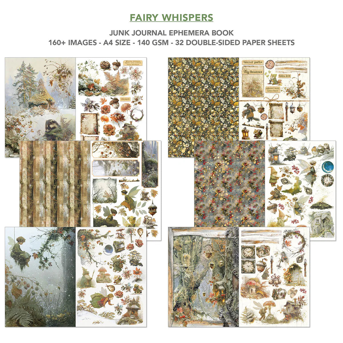 {coming soon!} Fairy Whispers A4 Junk Journal & Ephemera Book