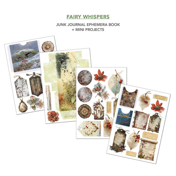 {coming soon!} Fairy Whispers A4 Junk Journal & Ephemera Book