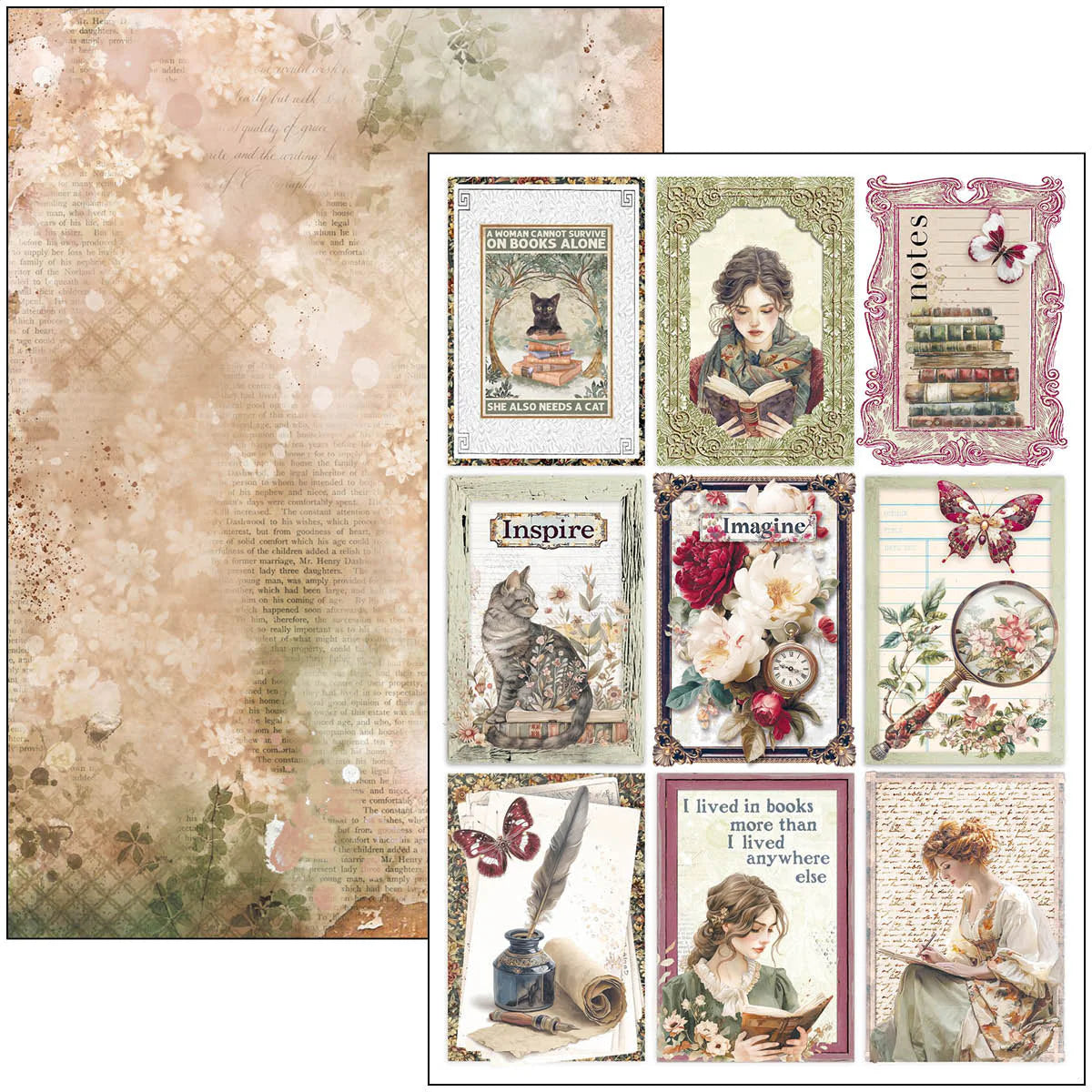 {coming soon!} Book Lovers A4 Creative Pad