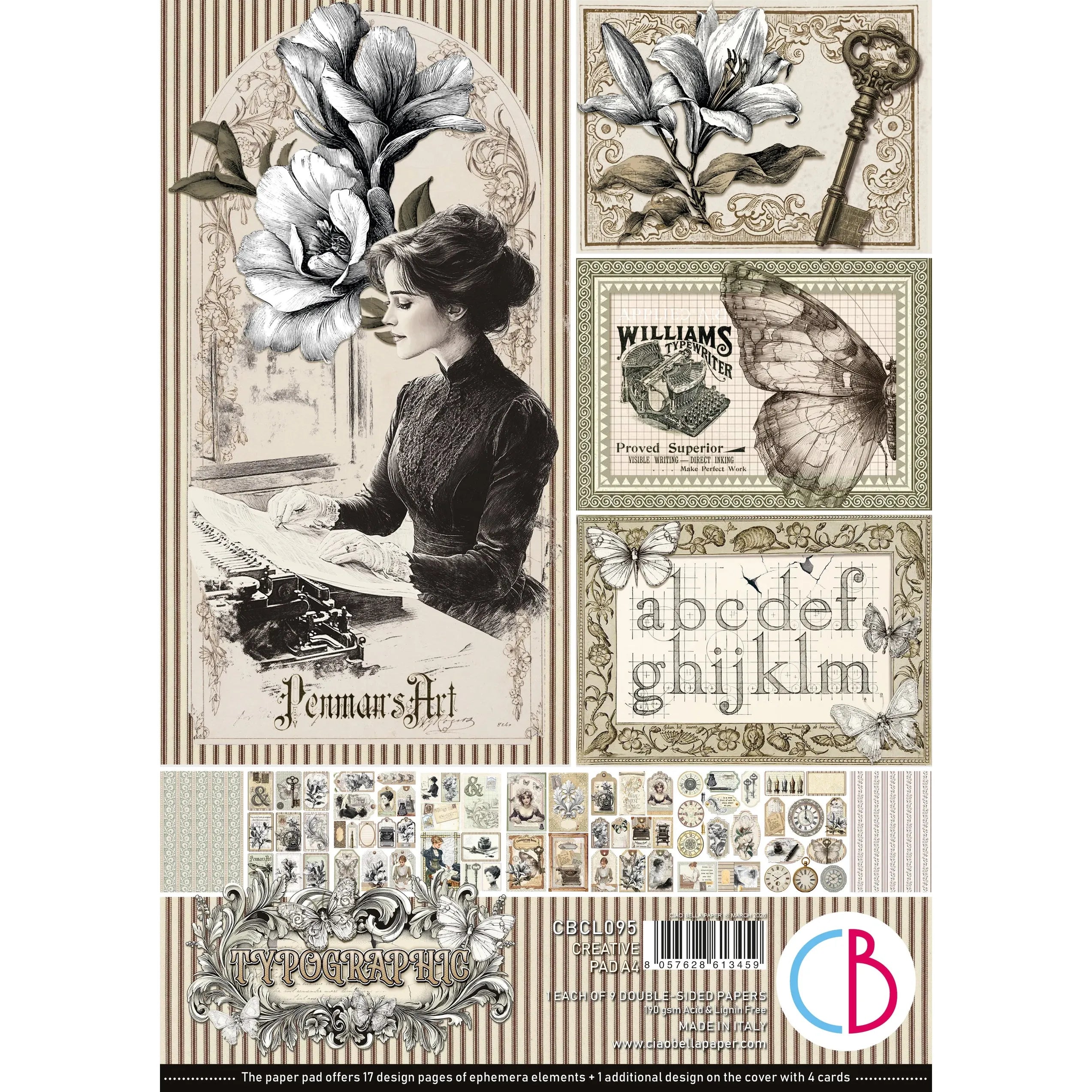 Typographic A4 Creative Pad