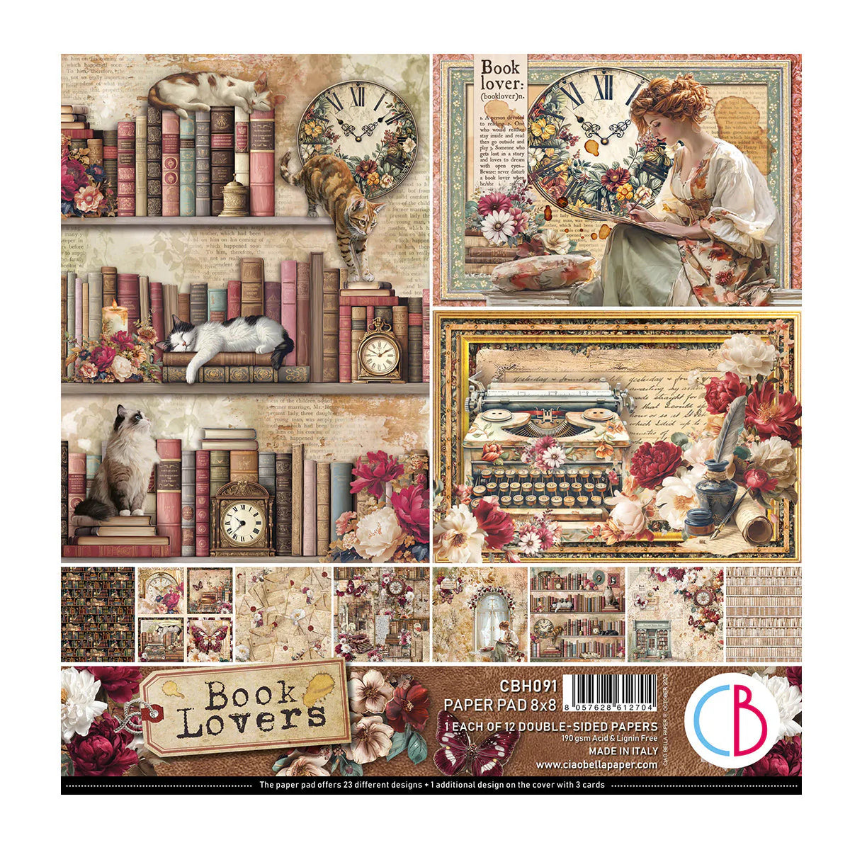 {coming soon!} Book Lovers 8x8 Paper Pad