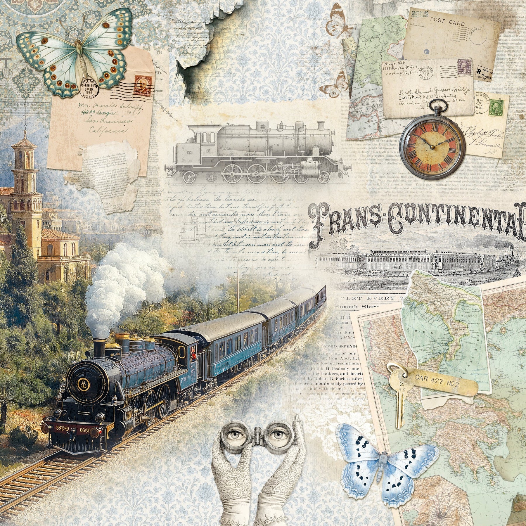 Eastern Journey 8x8 Paper Pad