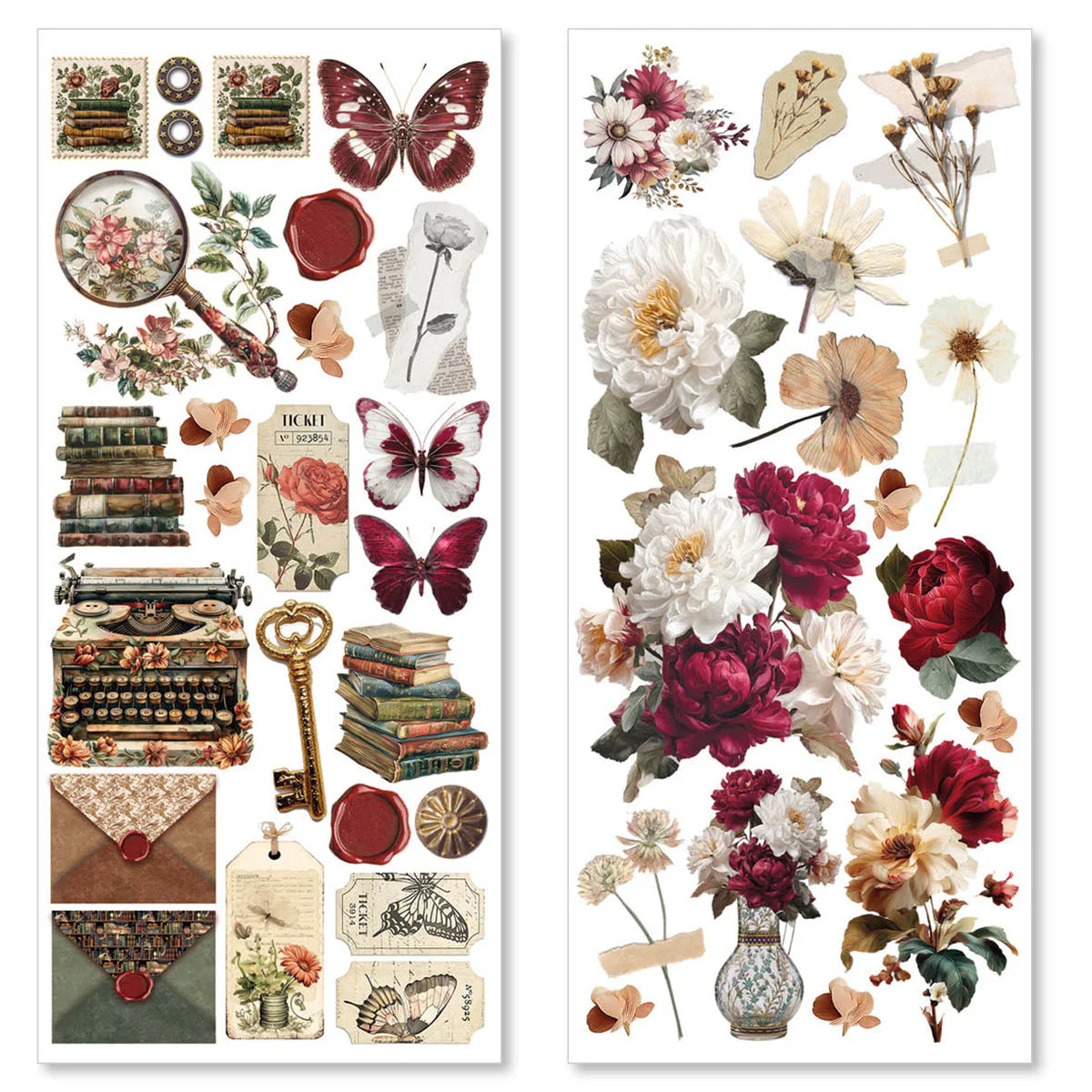 {coming soon!} Book Lovers Transparent Adhesive Sheets 5pk