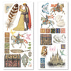 Courtly Love Transparent Art Stickers