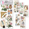 Courtly Love Transparent Art Stickers