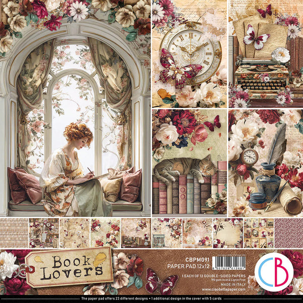 {coming soon!} Book Lovers 12x12 Paper Pad