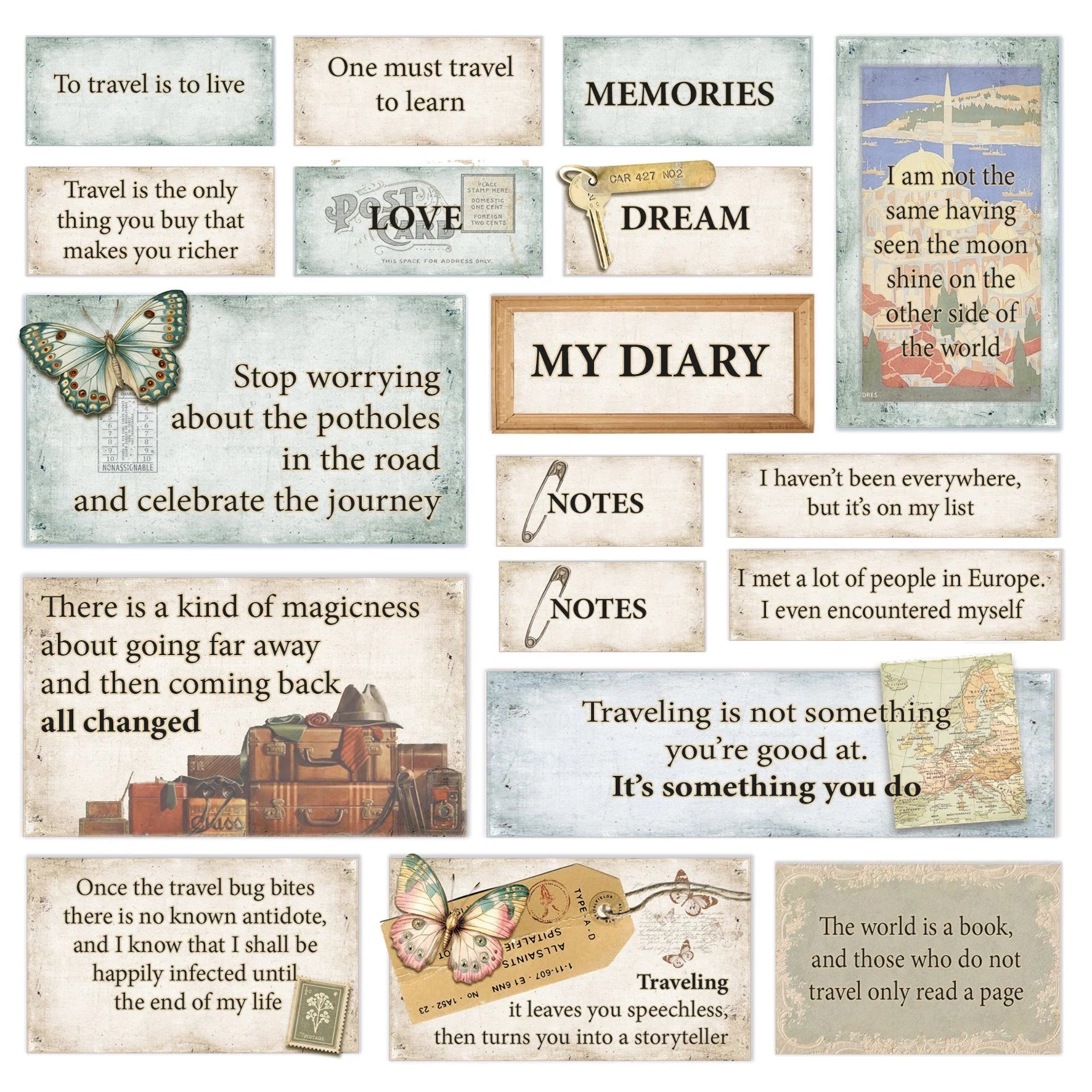 Eastern Journey 6x6 Fussy Cut Pad