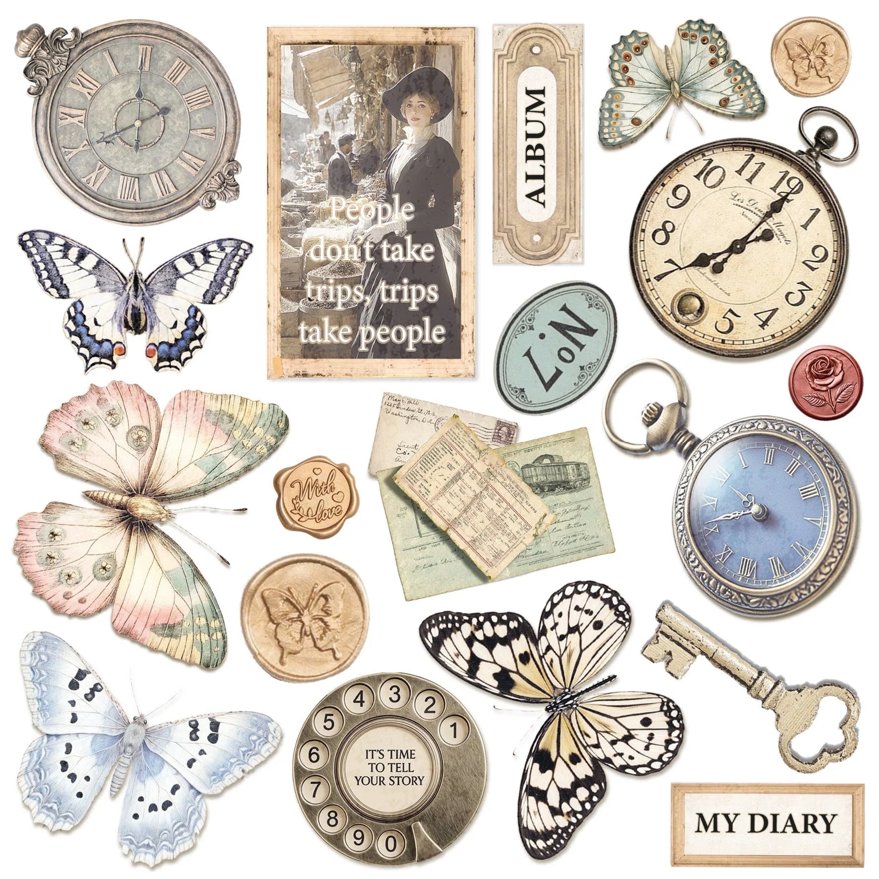 Eastern Journey 6x6 Fussy Cut Pad