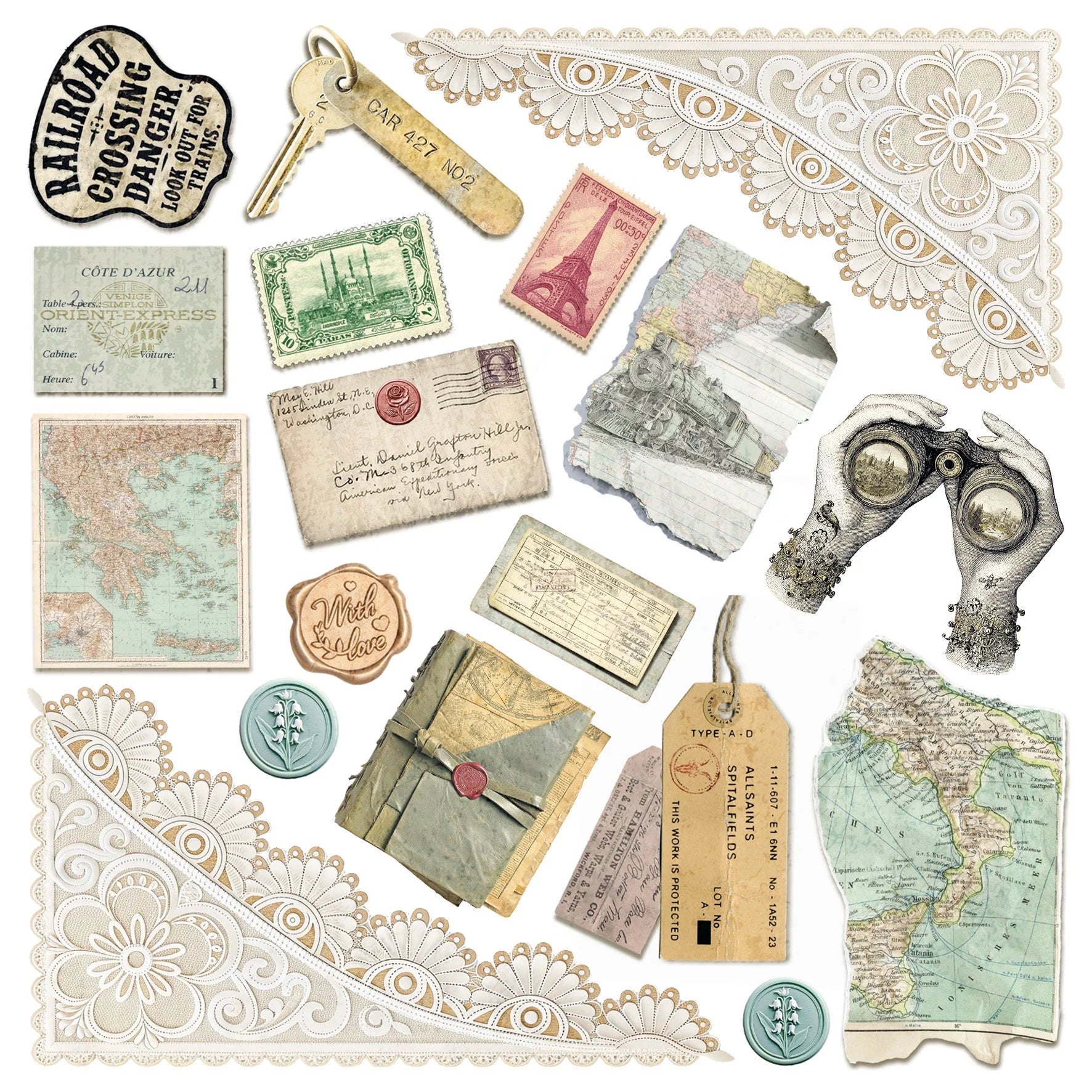 Eastern Journey 6x6 Fussy Cut Pad