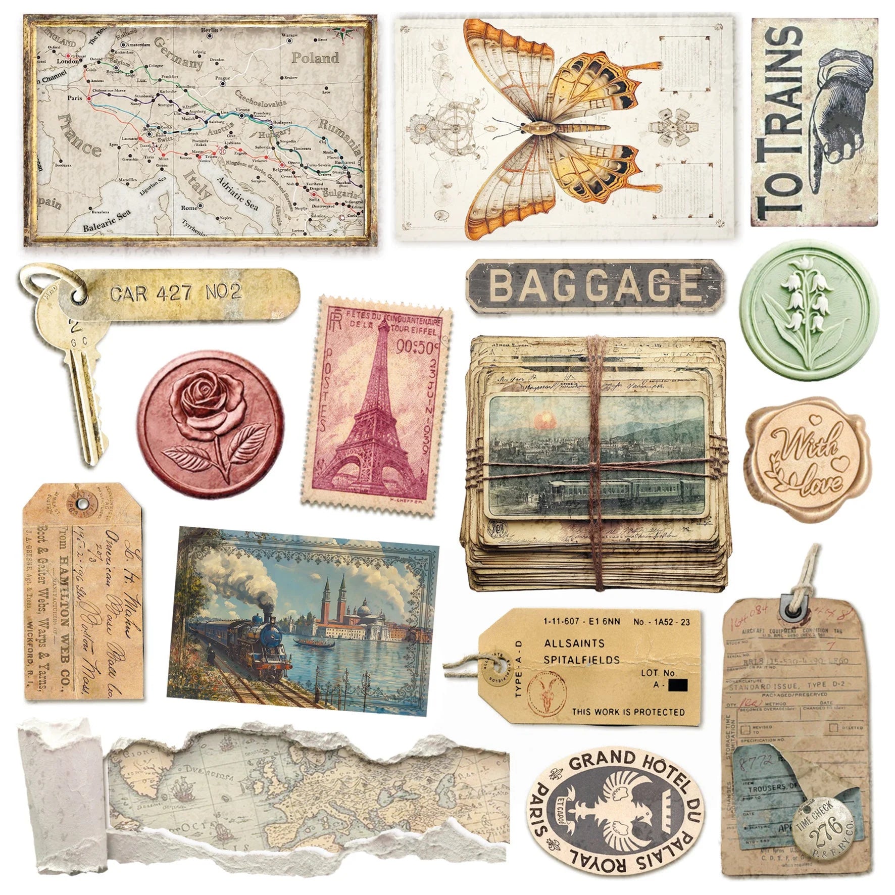 Eastern Journey 6x6 Fussy Cut Pad