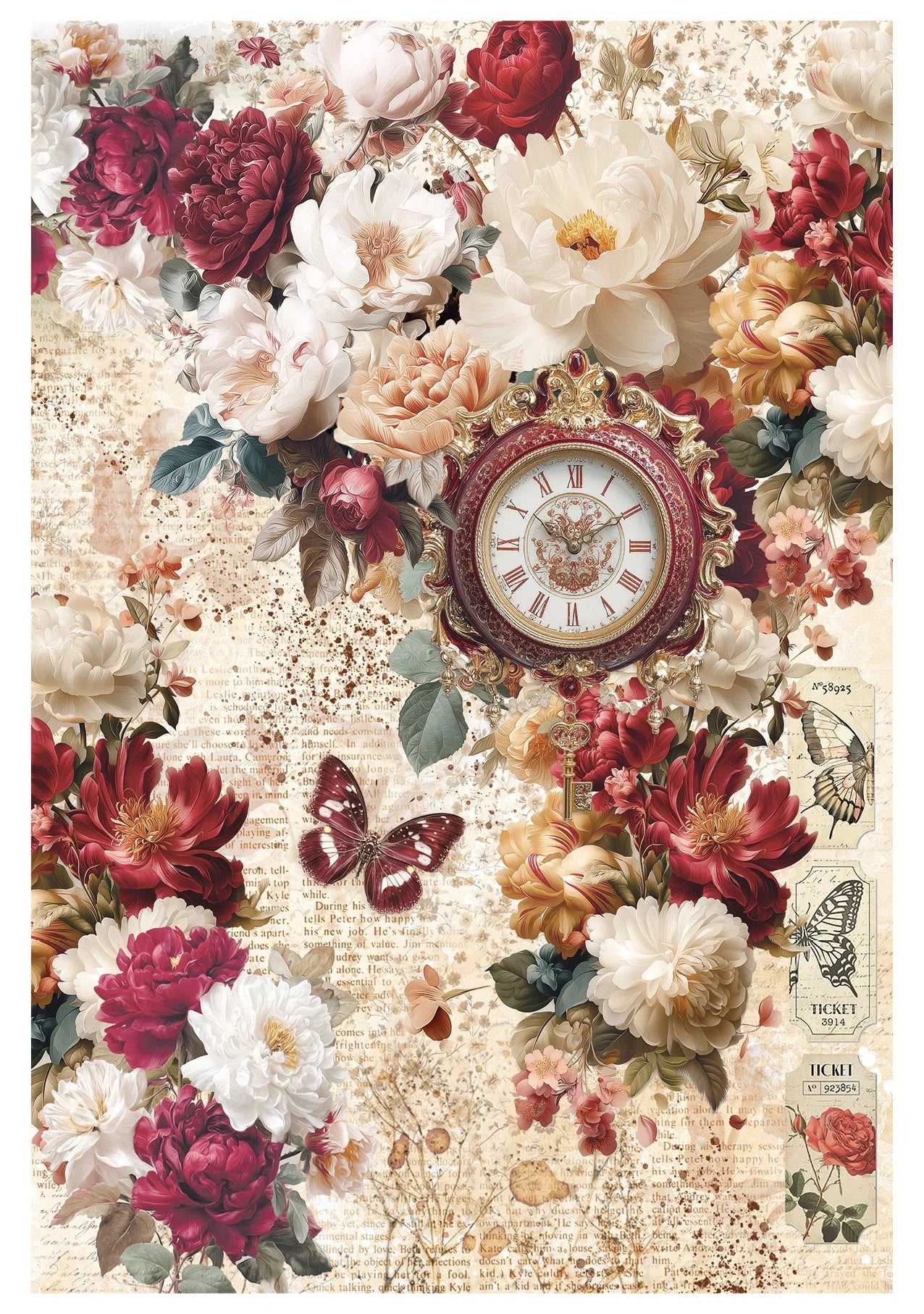 {coming soon!} Book Lovers A4 Mixed 4pk Rice Paper