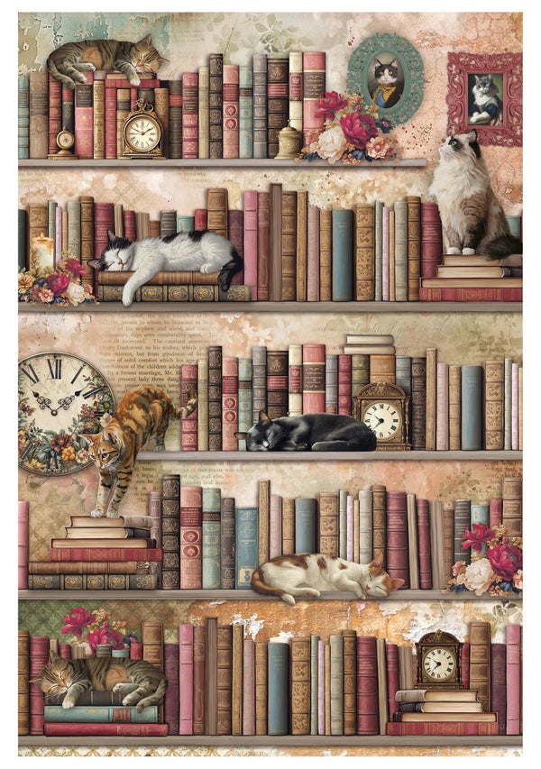 {coming soon!} Book Lovers A4 Mixed 4pk Rice Paper