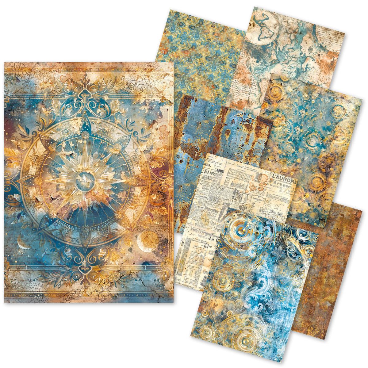 Esprit de Voyage A5 Rice Paper Mixed 8pk