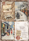 {coming soon!} Polar Railway A5 Mixed Rice Paper 8pk