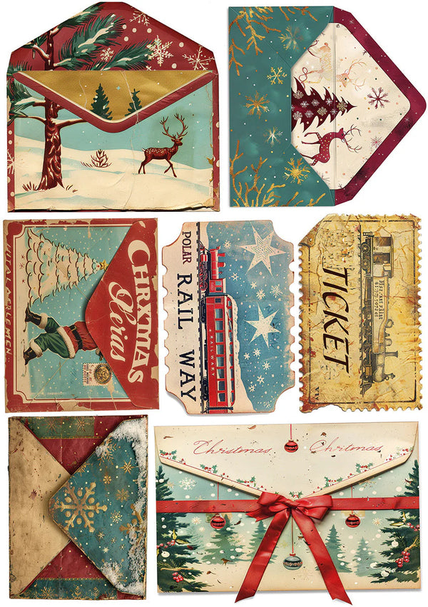{coming soon!} Polar Railway A5 Mixed Rice Paper 8pk