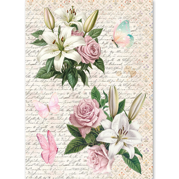 Courtly Love A5 Mixed 8pc Rice Paper