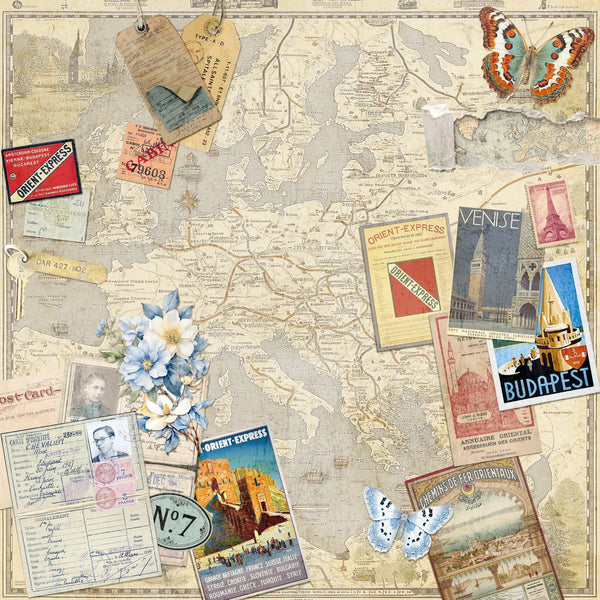 Eastern Journey 12x12 Patterns Paper Pad