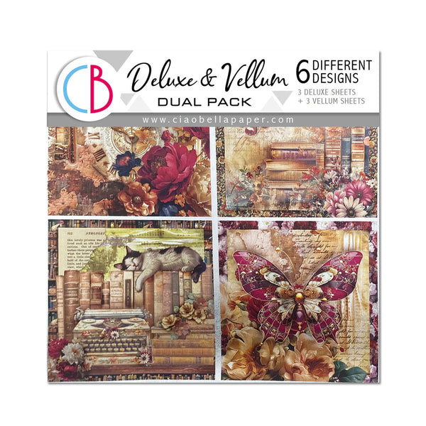 {coming soon!} Book Lovers 6x6 Deluxe Silver & Vellum Mixed Pack