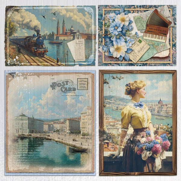 Eastern Journey 6x6 Deluxe Paper Silver & Vellum Dual Pack